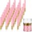 30 Pieces Lash Brushes for Cleaning Lash Shampoo Brushes for Eyelash with Container Blackhead Removing Nose Pore Deep Cleaning(4 Inch,Pink)