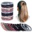 Chuangdi 12 Pieces Cotton Hair Ties Braided Elastic Hair Bands Ropes Braided Ponytail Holders Accessories for Women(Mixed Colors)