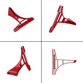 SIDECHEEK Three-dimensional Beard Shaping Tool, Shaving Template, Beard Shaper, Stencil & Guide | Beard Lineup Tool for a Symmetric Curved or Step Cut | Ideal for Sideburns, Jaw & Cheek Line