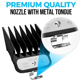 OVLUX Professional Cordless Hair Clippers for Men, Rechargeable Full Metal Beard Trimmer, Barbers Trimmer, Ideal Gift for Men, Dad - Silver. OVLUX Professional Cordless Hair Clippers for Men, Rechargeable Full Metal Beard Trimmer, Barbers Trimmer, Ideal Gift for Men, Dad - Silver.