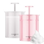 KOVCOAP Foam Maker for Face Wash, Face Wash Foamer, Cleanser Foam Maker, Marshmallow Whip Maker Skin Care, Deep Skincare Cleaner Tools for Travel Household 2 Pieces(Pink and White)