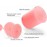 KOVCOAP Foam Maker for Face Wash, Face Wash Foamer, Cleanser Foam Maker, Marshmallow Whip Maker Skin Care, Deep Skincare Cleaner Tools for Travel Household 2 Pieces(Pink and White)