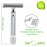Safety Razors for Men Double Edge Safety Razor for Shaving - Razors for Men Reusable Stainless Steel Manual Cut Throat Single Blade Razor Navajas Para Barbero- 5 Shaving Blades By Krisp Beauty
