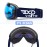 EXP VISION Snowboard Ski Goggles Men Women Youth, Anti Fog OTG Winter Snow Goggles Spherical Detachable Lens (Blue)