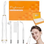 TUMAKOU Portable High Frequency Facial Machine - Orange High Frequency Face Skin Wand Device
