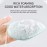 DAGEDA 2 PCS Konjac Facial Sponge, Deep Pore Cleansing and Exfoliating Blackheads, Daily Facial Cleansing, Makeup Remover, Glove Bath Sponge, Suitable for All Skin Types, Reusable