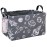 FANKANG Storage Basket,Nursery Hamper Canvas Laundry Basket Foldable with Waterproof PE Coating Storage, Office, Bedroom, Clothes,Toys (Rec-Space Planet)