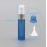 Newzoll 10ml Frosted Dark Blue Glass Spray Bottles with 10 Funnels 5 Pipettes, Small Fine Mist Sprayer Bottles Vials Tube Containers for Essential Oils Perfume Cosmetic, Pack of 10