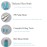 JIUWU 10pcs Light Blue 10ml 1/3oz Atomizer Spray Glass Bottle Vial Refillable Perfume Empty Fine Mist Sample Bottle Silver Gold Cap Container for Travel Party 5 Droppers + 10 Funnels + 154 Labels