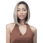 Bobbiboss 13x7 Deep Lace Free Parting Wig - MLF600 GINA, Natural Baby Hair with Pre Plucked, First Class Hair Wig and Flex Fit Cap (TT4/D.BLD)
