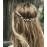Unicra Bride Flower Wedding Hair Vine Daisy Gold Bridal Hair Piece Crystal Hair Accessories for Women and Girls