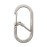 Nite Ize GS1-11-2R6 G-Series Dual Chamber Carabiner, Size 1,Stainless Steel, 2 Count (Pack of 1)