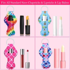 Cludoo 30Pcs Chapstick Holder Keychain Bulk, Chapstick Lip Balm Lipgloss Lipstick Holder Keychains for Lipstick, Chapstick, Lip Balm, lanyards, 30 Vibrant Colors Cludoo 30Pcs Chapstick Holder Keychain Bulk, Chapstick Lip Balm Lipgloss Lipstick Holder Keychains for Lipstick, Chapstick, Lip Balm, lanyards, 30 Vibrant Colors