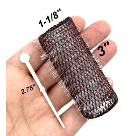 ALAZCO 8 pc Vintage Style Hair Rollers XLarge BRUSH ROLLERS & 8 PINS (8 XL Rollers) ALAZCO 8 pc Vintage Style Hair Rollers XLarge BRUSH ROLLERS & 8 PINS (8 XL Rollers)