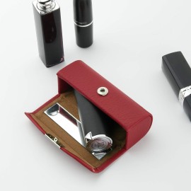 Beautyflier Womens PU Leather Lipstick Case Holder with Mirror Rectangle Makeup Travel Cases for Purse Lipstick Holder (Red Lychee Pattern) Beautyflier Womens PU Leather Lipstick Case Holder with Mirror Rectangle Makeup Travel Cases for Purse Lipstick Holder (Red Lychee Pattern)