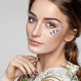 PAGOW 90pcs 3D Acrylic Butterfly Charms, 18 Color Nail Glitter Sets, Novel Design Acrylic Nail Charms for Art Decoration & DIY Crafting PAGOW 90pcs 3D Acrylic Butterfly Charms, 18 Color Nail Glitter Sets, Novel Design Acrylic Nail Charms for Art Decoration & DIY Crafting