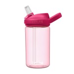 CamelBak Eddy+ Kids Bite Valve Straw Tritan Renew Water Bottle Grapefruit, 14oz