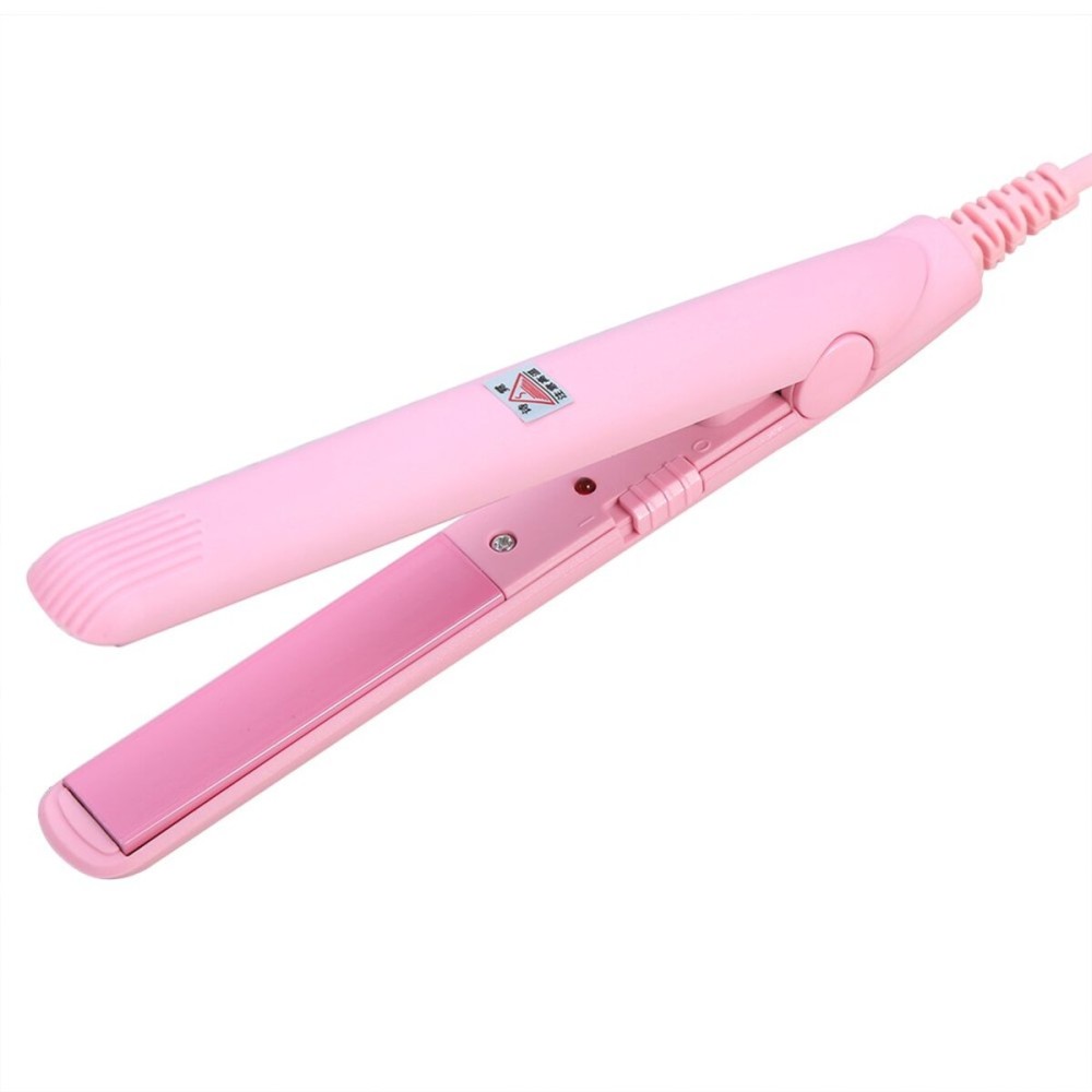 Mini Hair Straightener Ceramic Tourmaline Plate Flat Iron Curler Small Lightweight Portable Hair Styling Straightening Plate Curling Iron with Quick & Easy Heating for Women Mini Hair Straightener Ceramic Tourmaline Plate Flat Iron Curler Small Lightweight Portable Hair Styling Straightening Plate Curling Iron with Quick & Easy Heating for Women