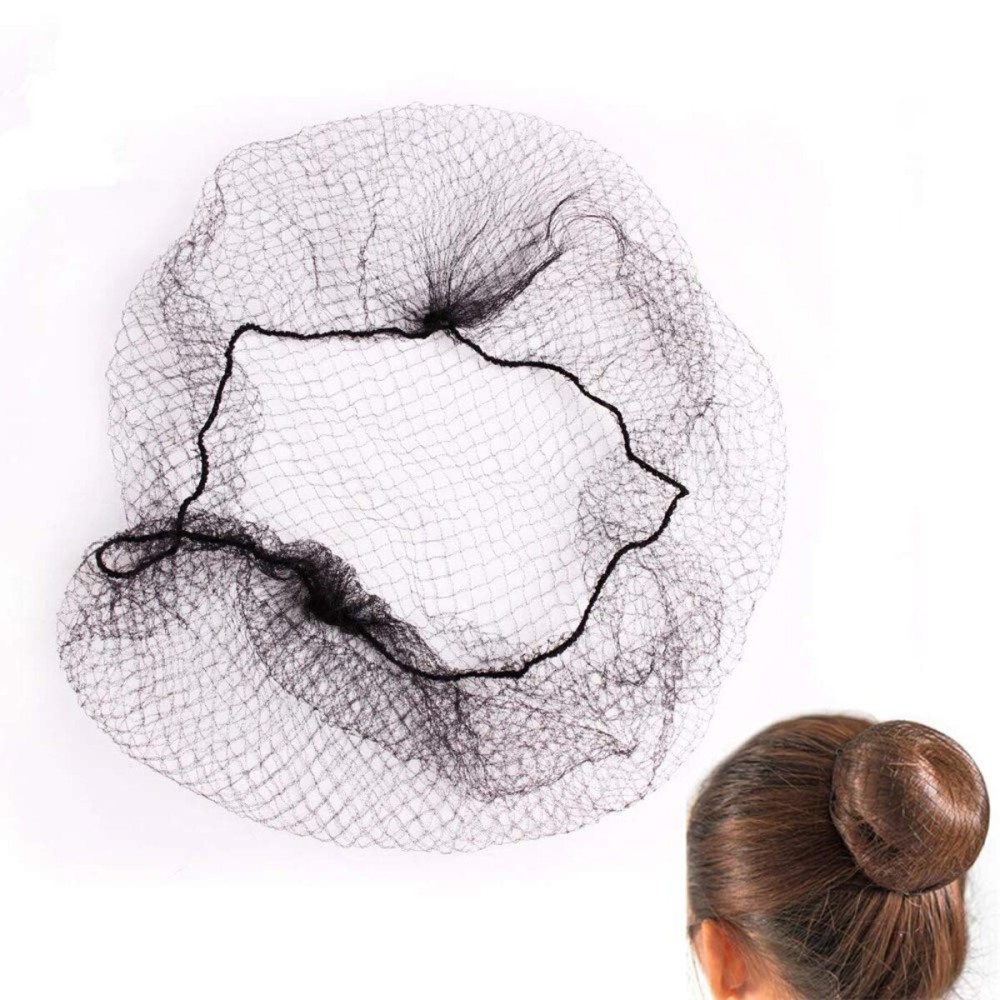 Furnido 100 Pack Black Invisible Elastic Edge Hair Nets,length 20 Inches with 1/4 Inches Opening,Lightweight Dancing Hairnets One Size Fits All for Women, Girls Furnido 100 Pack Black Invisible Elastic Edge Hair Nets,length 20 Inches with 1/4 Inches Opening,Lightweight Dancing Hairnets One Size Fits All for Women, Girls