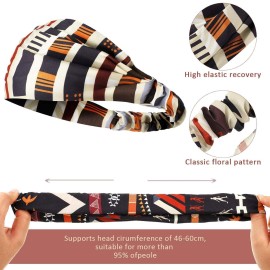 Syhood 6 Piece African Headbands Hair Accessories for Women Wide Stretchy African Print Elastic Hair Bands Vintage Yoga Headpiece Boho Sports Wrap(Novelty Style) Syhood 6 Piece African Headbands Hair Accessories for Women Wide Stretchy African Print Elastic Hair Bands Vintage Yoga Headpiece Boho Sports Wrap(Novelty Style)