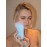Serenity Select 2 Exfoliating Silicone Body Sponges, Double-Sided Bath or Shower Body Brush, Silicon Loofah/Built-in Sponge - Cleans & Stimulates Circulation. Christmas Stocking, Hanukkah- Blue/Gray