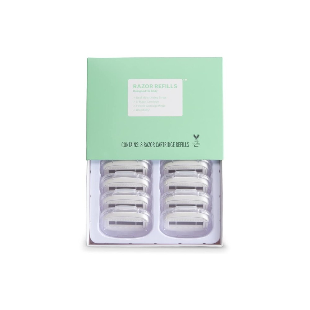Brandless Razor Starter Kit and Refills, Designed for Body (Refills)