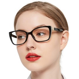 OCCI CHIARI Reading Glasses Women 1.0 Square Reader(1.0 1.5 2.0 2.5 3.0 3.5 4.0 5.0 6.0)