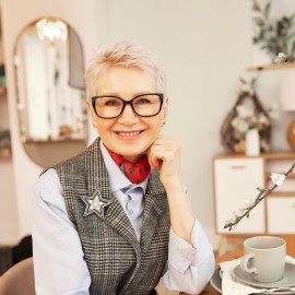 OCCI CHIARI Reading Glasses Women 1.0 Square Reader(1.0 1.5 2.0 2.5 3.0 3.5 4.0 5.0 6.0)