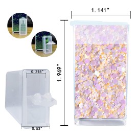 Glitter Wenida 9 Colors 105g Holographic Iridescent Chameleon Festival Sequins Craft Chunky Glitter for Arts Face Hair Body Nail Glitter Wenida 9 Colors 105g Holographic Iridescent Chameleon Festival Sequins Craft Chunky Glitter for Arts Face Hair Body Nail