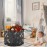 visesunny Collapsible Large Capacity Basket Spaceship Star Clothes Toy Storage Hamper with Durable Cotton Handles Home Organizer Solution for Bathroom, Bedroom, Nursery, Laundry,Closet