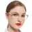 OCCI CHIARI 3.0 Reading Glasses Women Large Reader 300(1.0 1.5 2.0 2.5 3.0 3.5 4.0 5.0 6.0)
