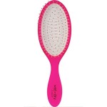 HAIR DETANGLER: WET-N-DRY BRUSH (NEON PINK)