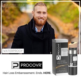 PROCOVR The ORIGINAL Thinning Hair and Hairline Concealer, Natural Hair Mascara for Balding Areas, Root Touch-Up for Thicker Appearance (Natural Brown FBA) PROCOVR The ORIGINAL Thinning Hair and Hairline Concealer, Natural Hair Mascara for Balding Areas, Root Touch-Up for Thicker Appearance (Natural Brown FBA)