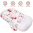 TANOFAR Baby Lounger Cover, Newborn Lounger Cover for Girls, Removable Nest Slipcover, Soft Comfortable, Machine Washable, Flower