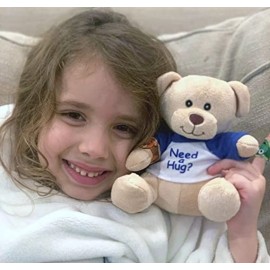 Hug-a-BooBoo Super Cute and Cuddly 6 Inch Plush Mini Teddy Bear from with Need a Hug? Message T-Shirt. Great for Gift, Gift Basket