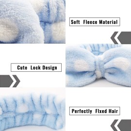 Araluky 3 Pack Bow Hair Band ,Soft Makeup Facial Dot Headband Women Girls Spa Microfiber Cute Turban Headband Bowknot Bow Skincare Terry Cloth Fuzzy Headbands for Washing Face Shower Bath Hair Band Araluky 3 Pack Bow Hair Band ,Soft Makeup Facial Dot Headband Women Girls Spa Microfiber Cute Turban Headband Bowknot Bow Skincare Terry Cloth Fuzzy Headbands for Washing Face Shower Bath Hair Band