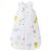 Mosebears Sleep Sack Baby Winter Wearable Blanket with 2-Way Zipper,2.5 TOG Cotton Sleep Sack Unisex (White Animal, 6-12 Months)