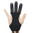 Seektop Archery Gloves Shooting Hunting Leather Three Finger Protector for Youth Adult Beginner (Update Black, M)