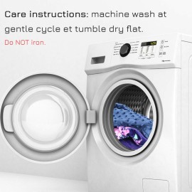 TANOFAR Baby Blankets Purple Floral Minky Toddler Blanket for Boys Girls, Dotted Backing, Double Layer, Crib Receiving Blanket, for Nursery/Stroller/Toddler Bed/Carseat, 30 x 40 in, Watercolor Flower