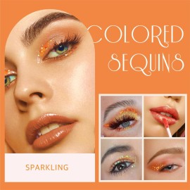 GABOX 8-Jar Sunset Orange Glitter Set, Holographic Fine Powder & 1mm & 2mm & 3mm Sequins Flakes Set for Cosmetic - Nail - Resin, Iridescent Art Glitter for Body, Face, Eyes, Hair & Crafts GABOX 8-Jar Sunset Orange Glitter Set, Holographic Fine Powder & 1mm & 2mm & 3mm Sequins Flakes Set for Cosmetic - Nail - Resin, Iridescent Art Glitter for Body, Face, Eyes, Hair & Crafts