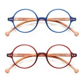 TISHUI Blue Light Blocking Glasses Women Men Round Blue Ray Glasses Unisex Circular Lightweight Blueblocker Glasses Anti Glare/UV400
