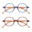 TISHUI Blue Light Blocking Glasses Women Men Round Blue Ray Glasses Unisex Circular Lightweight Blueblocker Glasses Anti Glare/UV400