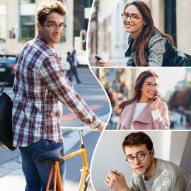 TISHUI Blue Light Blocking Glasses Women Men Round Blue Ray Glasses Unisex Circular Lightweight Blueblocker Glasses Anti Glare/UV400 TISHUI Blue Light Blocking Glasses Women Men Round Blue Ray Glasses Unisex Circular Lightweight Blueblocker Glasses Anti Glare/UV400