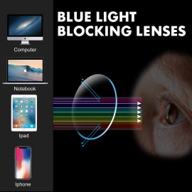 TISHUI Blue Light Blocking Glasses Women Men Round Blue Ray Glasses Unisex Circular Lightweight Blueblocker Glasses Anti Glare/UV400 TISHUI Blue Light Blocking Glasses Women Men Round Blue Ray Glasses Unisex Circular Lightweight Blueblocker Glasses Anti Glare/UV400
