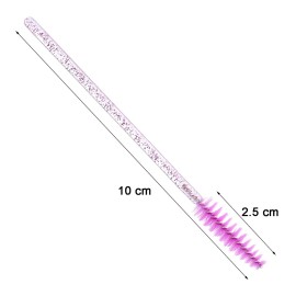 Tbestmax 500 Disposable Mascara Wands Eyelash Brush Spoolies for Eyebrow Eye Lash Extension Colorful