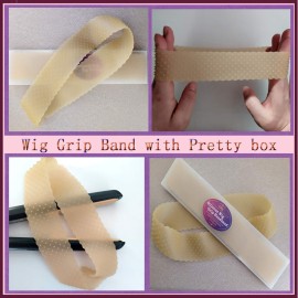 FRX Transparent Silicone Non Slip Wig Grip Headbands for Women, Comfort Elastic Wig Grip Headband to Hold Wigs Frontal Sports and Yoga (Brown Transparent) FRX Transparent Silicone Non Slip Wig Grip Headbands for Women, Comfort Elastic Wig Grip Headband to Hold Wigs Frontal Sports and Yoga (Brown Transparent)