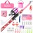 WIDDEN Kids Fishing Pole, Portable Telescopic Kids Fishing Poles for Boys and Girls, Fishing Rod and Reel Combo Kit with Tackle Box, and Fishing Net, Best Fishing Pole for Toddler Youth