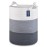 COMSE Laundry Hamper, Extra Large 15.7x 21.7, Cotton Rope Basket, Portable, White & Light Gray & Dark Gray