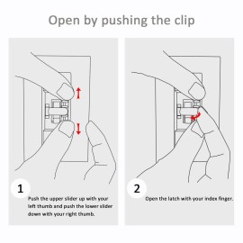 Light Switch Guard, ILIVABLE Child Proof Wall Switch Plate Protects Your Lights or Circuits from being Accidentally Turned On or Off by Children and Adults (Clear, 2 Pack)