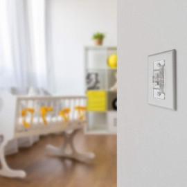 Light Switch Guard, ILIVABLE Child Proof Wall Switch Plate Protects Your Lights or Circuits from being Accidentally Turned On or Off by Children and Adults (Clear, 2 Pack)